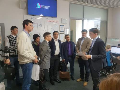 Делегации правительств сразу четырех субъектов России посетили проектный офис – Центр содействия строительству Московской области!