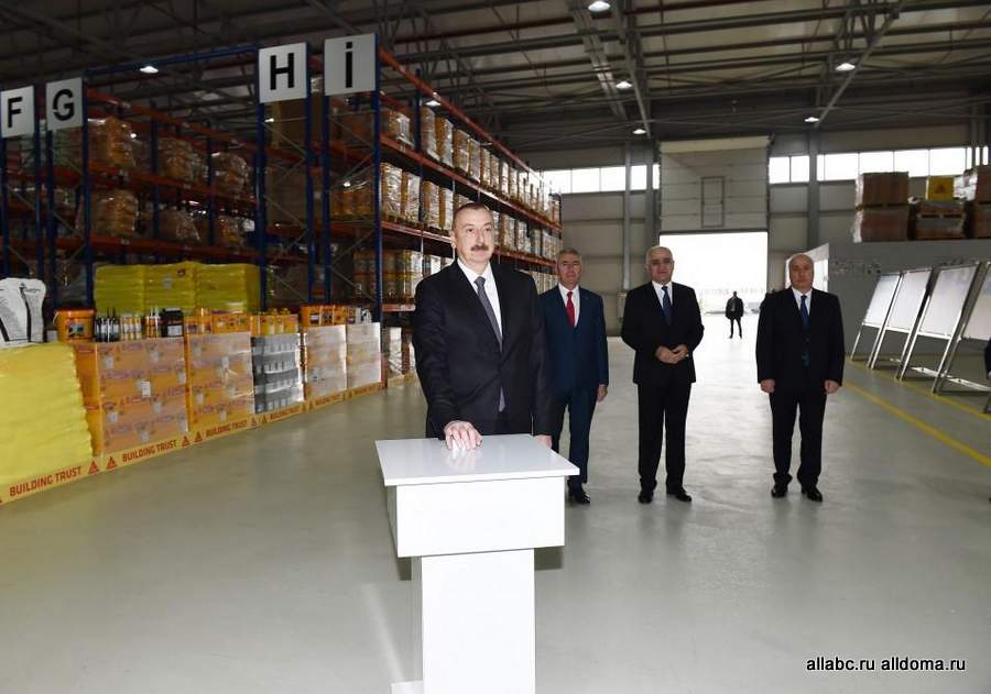 Швейцарская компания Sika открыла в Азербайджане завод по производству сухих строительных смесей! 