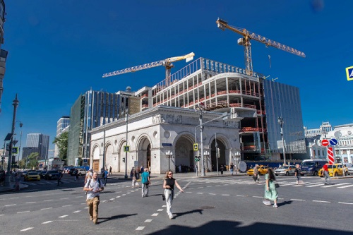 AFI Development завершает фасадные работы на общественно-рекреационном комплексе у метро «Белорусская»!